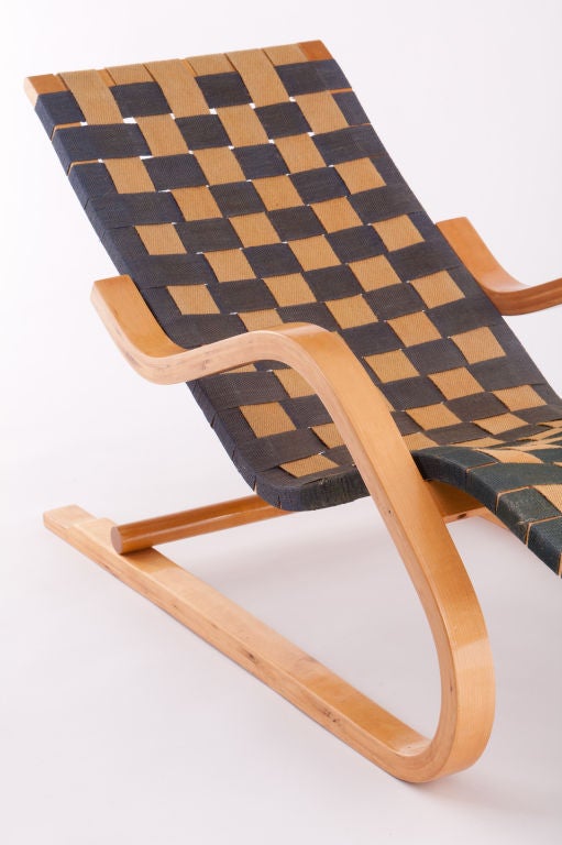 Mid-20th Century Early Alvar Aalto  cantilevered chaise lounge