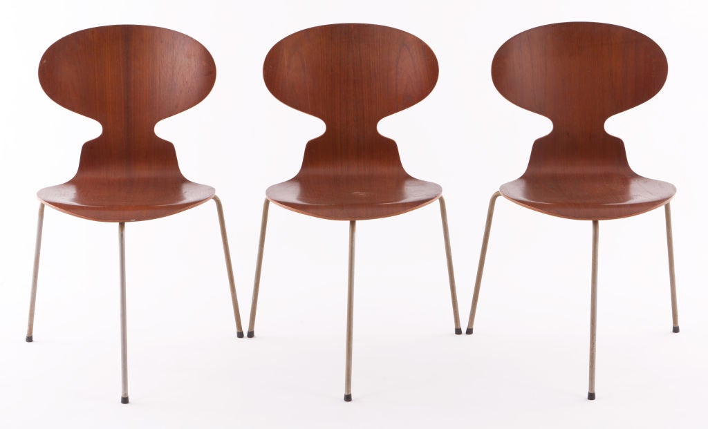 Danish Arne Jacobsen  Ant Table and Chairs