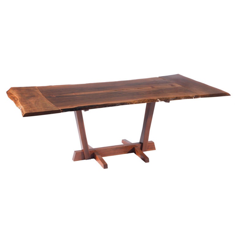 George Nakashima Persian Walnut Conoid Dining Table