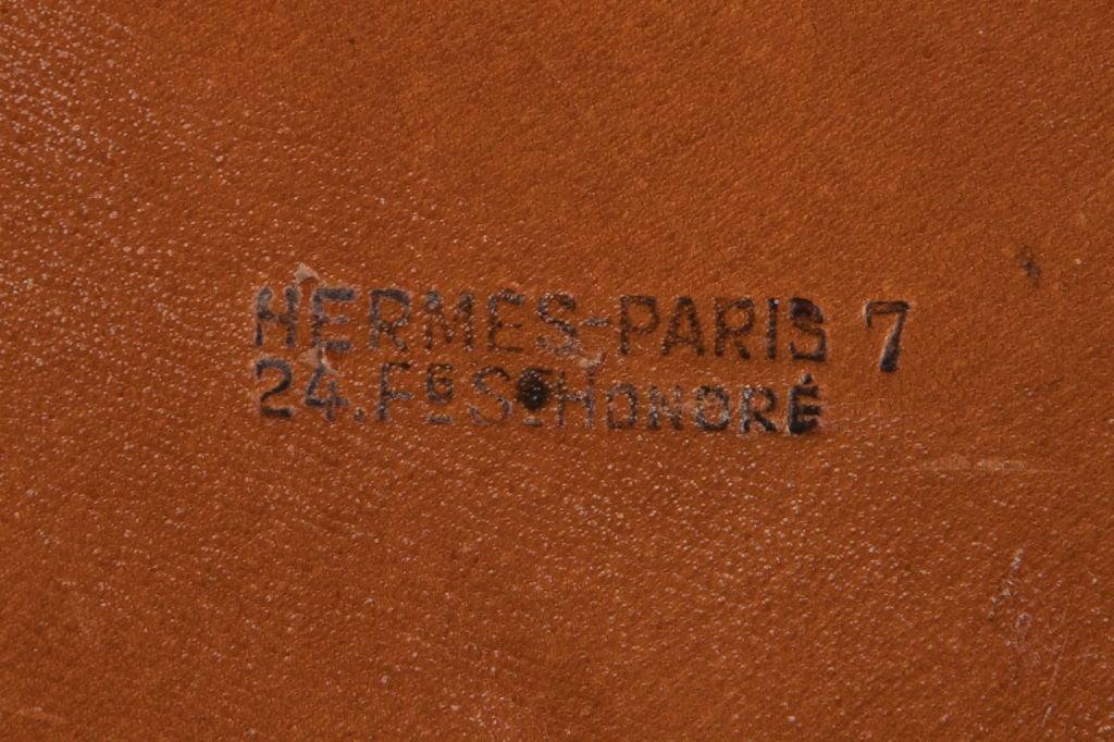 Hermes Leather Bucket at 1stdibs