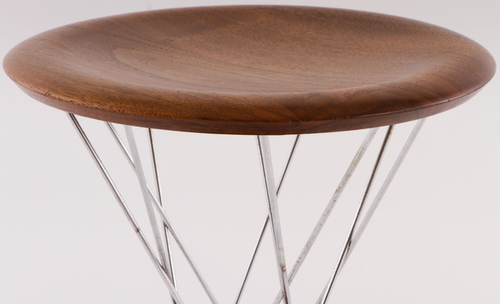 Mid-20th Century Isamu Noguchi rocking stool