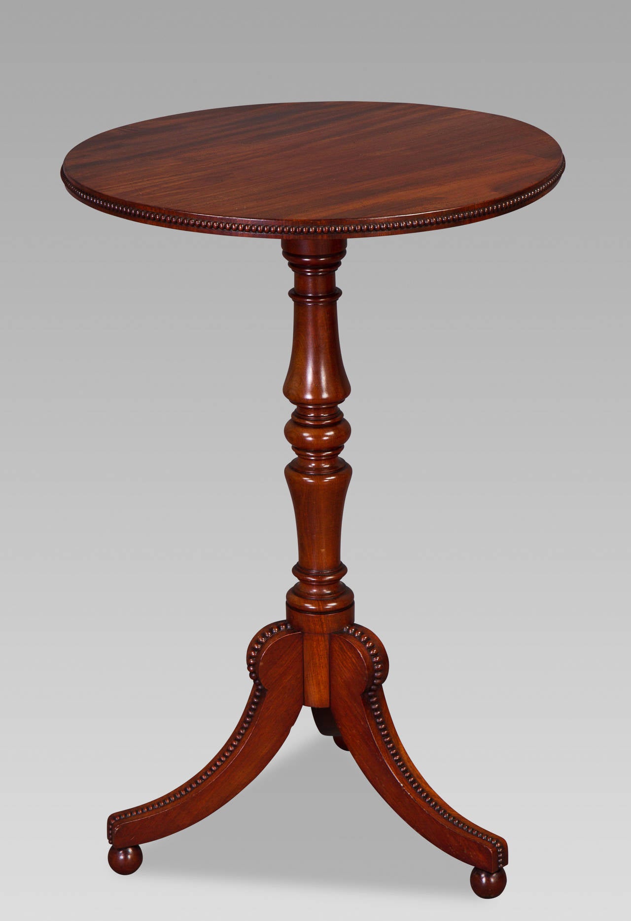 Fine Gillows George IV Goncalo Alves Tripod Table