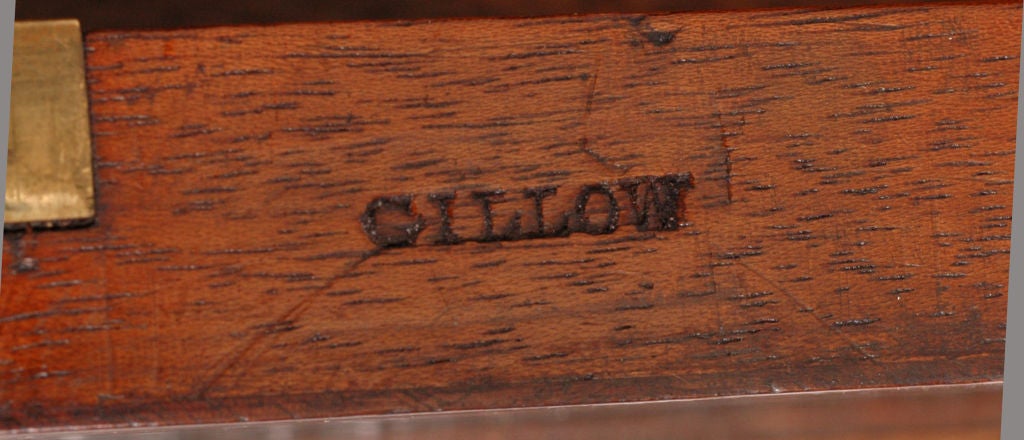 Fine George IV Leather Lined Mahogany Writing Table by Gillows