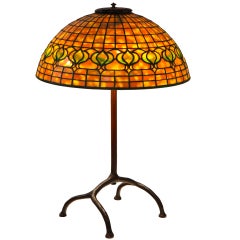Vintage Fine Dichroic Pomegranate Pattern Tiffany Lamp