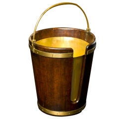 George III Mahogany Plate Bucket 1