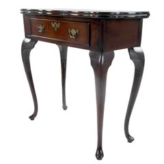 18th Century Dutch Colonial Padouk Foldover Side Table