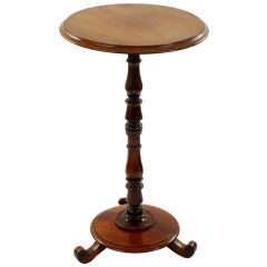 Antique Good Quality Campaign/Traveling Rosewood Wine Table