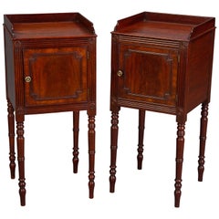 Pair of George III Bedside Cupboards