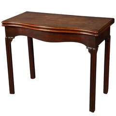 Very Fine George III Mahogany Games Table 9