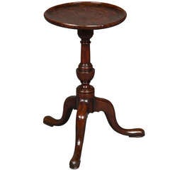 Small George III Burr-Oak Tripod Stand