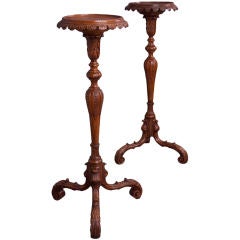 Impressive Near Pair of George II Torcheres 3
