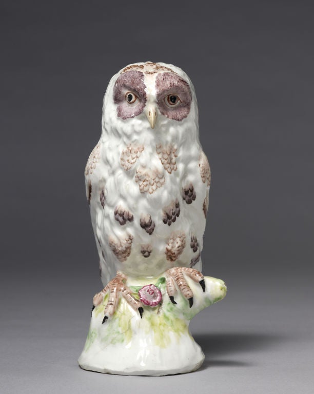 English An extremely rare and important pair of Bow Owls For Sale