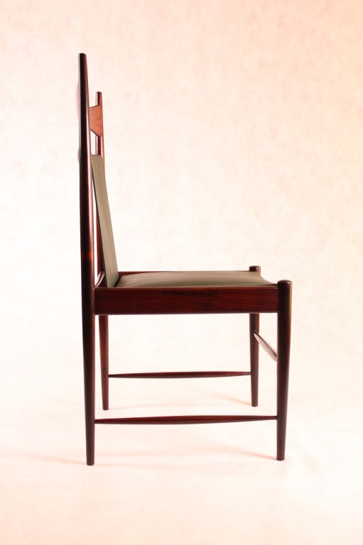 Mid-20th Century Pair of Cantu-High Dining chairs by Sergio Rodrigues