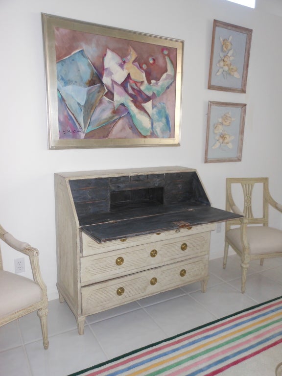 Swedish Antique Gustavian Slant Desk For Sale 1