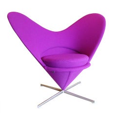 Danish Design Verner Panton Heart Cone Chair