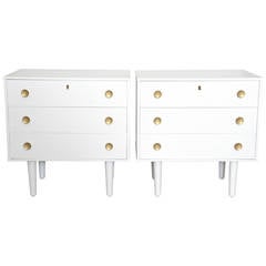 Pair of Danish Mid-Century Modern Chests