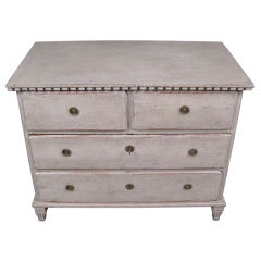 Antique Swedish Gustavian Large Painted chest of Drawers