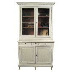 Antique 19th Century Scandinavian Swedish Gustavian Library Cabinet