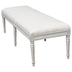 19th Century Antique Swedish Bench