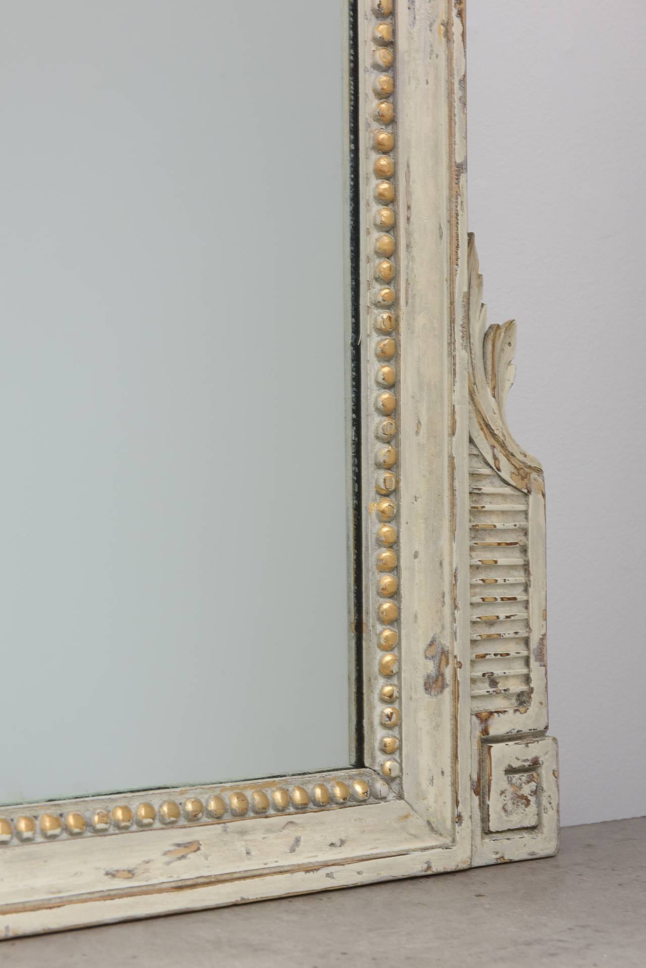 Swedish Antique Painted Gustavian Style Mirror