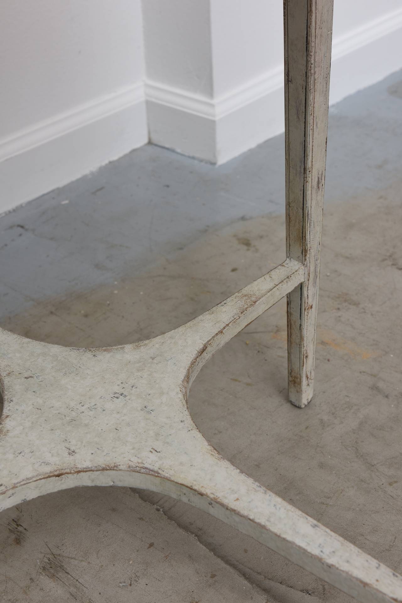 Antique Swedish Oval Side Table with Drawer 19th Century at 1stDibs