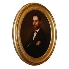 19th Century Danish Biedermeier Portrait