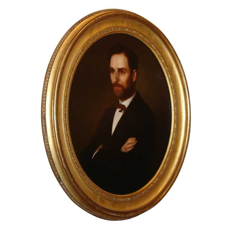 19th Century Danish Biedermeier Portrait