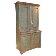 Scandinavian Swedish Gustavian painted Cabinet.