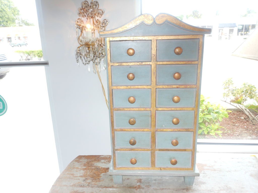 Swedish Painted Miniature Chest of Drawers 3