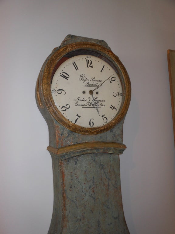 Important Swedish late 18th Mora Clock In Excellent Condition In West Palm Beach, FL