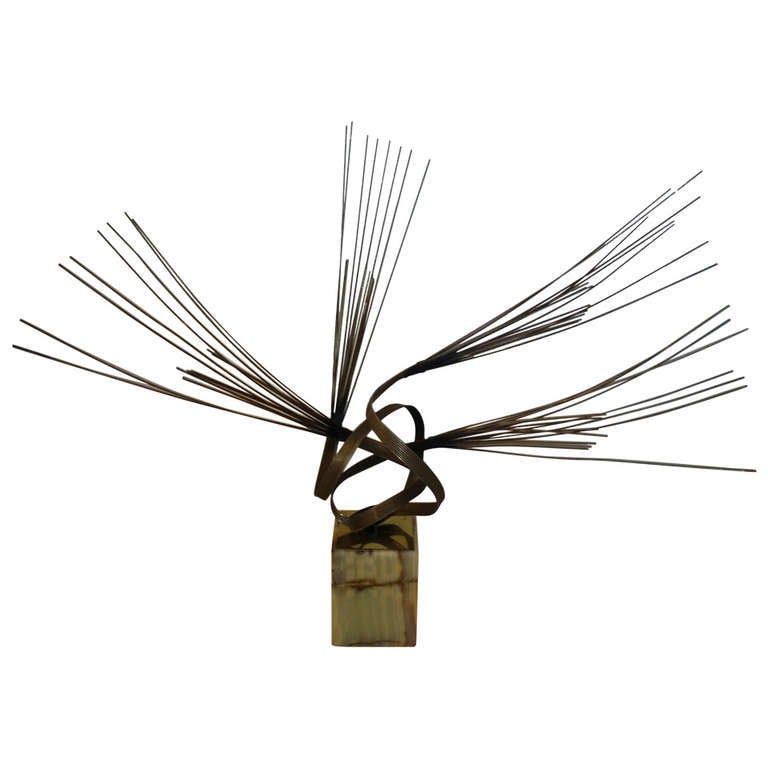 Sculpture Kenetic Cyclone Spirited de Curtis Jere
