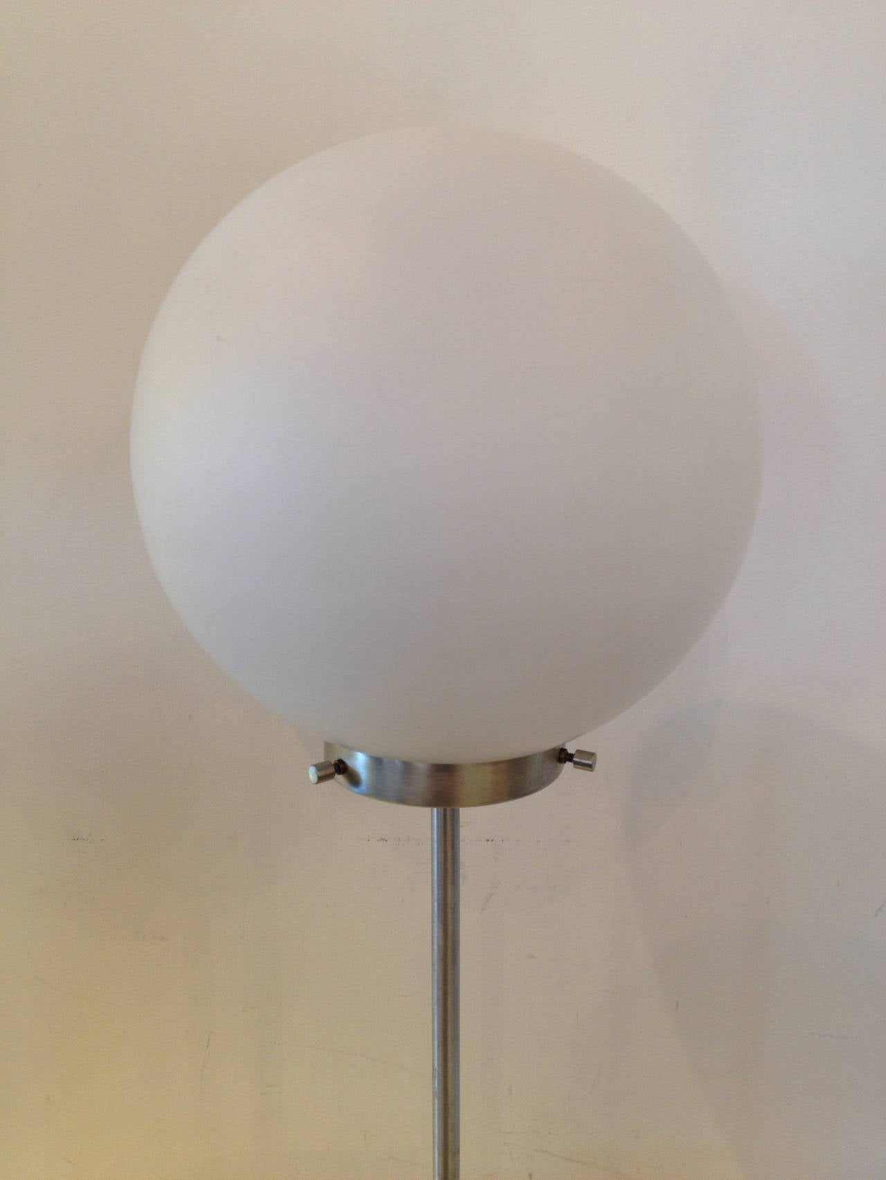 Glass Paul Mayen Ball Lamp For Sale