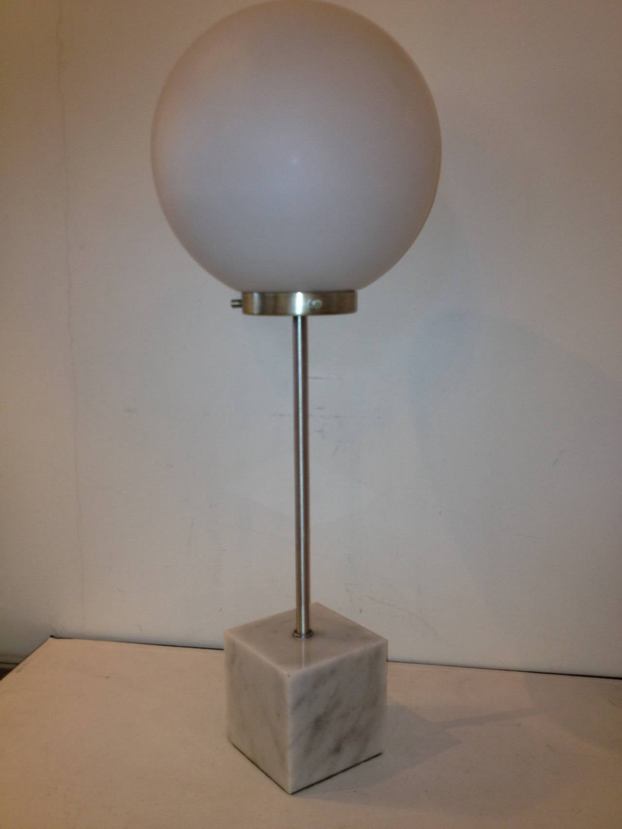 American Paul Mayen Ball Lamp For Sale