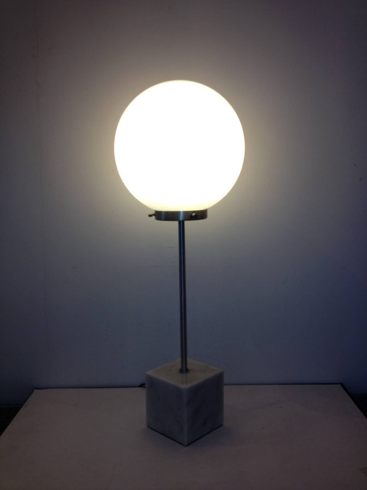 Paul Mayen Ball Lamp In Excellent Condition For Sale In Westport, CT