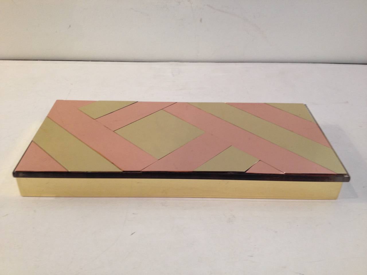 Mid-Century Modern Janetti Mid-Century Geometric Box For Sale