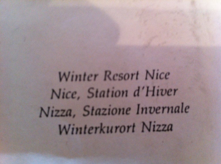 French Erte Artist Proof Winter Resort Nice Rare Size For Sale