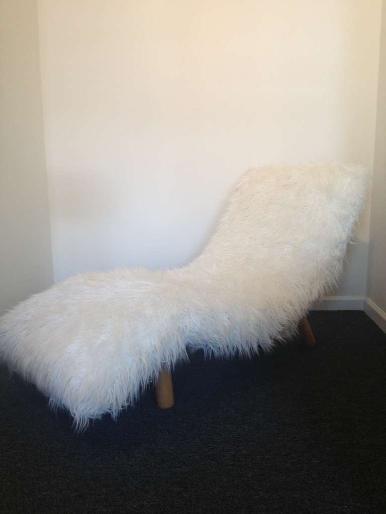 Enrico Bartolini  Modernist Chaise In Excellent Condition In Westport, CT