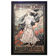Eugene Grasset  French Poster Sarah Bernhardt