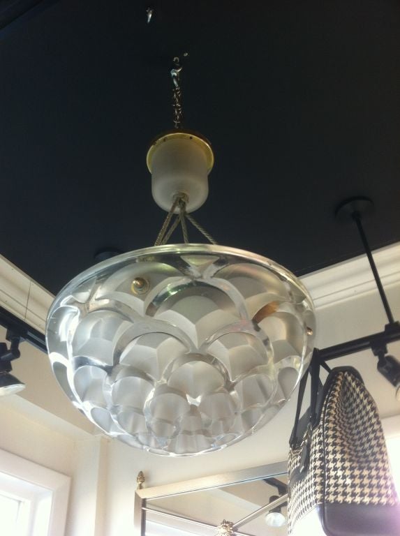 Lalique "Rinceaux" Chandelier