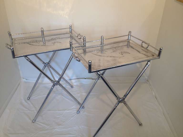 aluminum tray tables