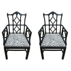 Vintage Pair of Frances Elkins Chairs