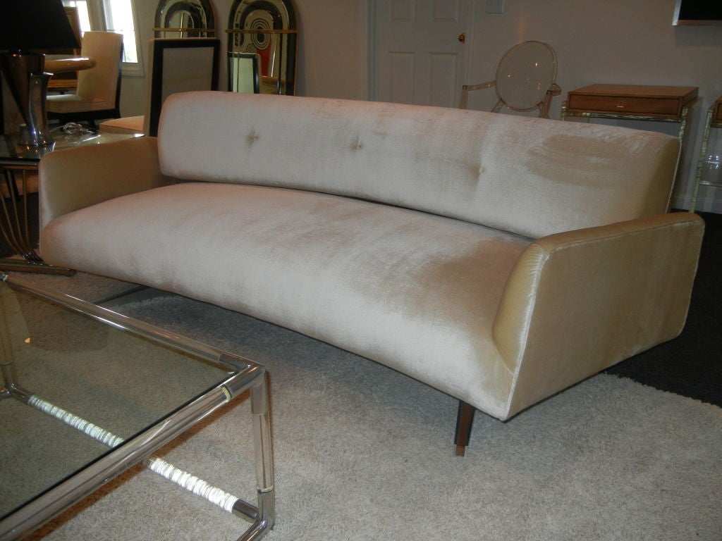 Modernist s custom sofa.