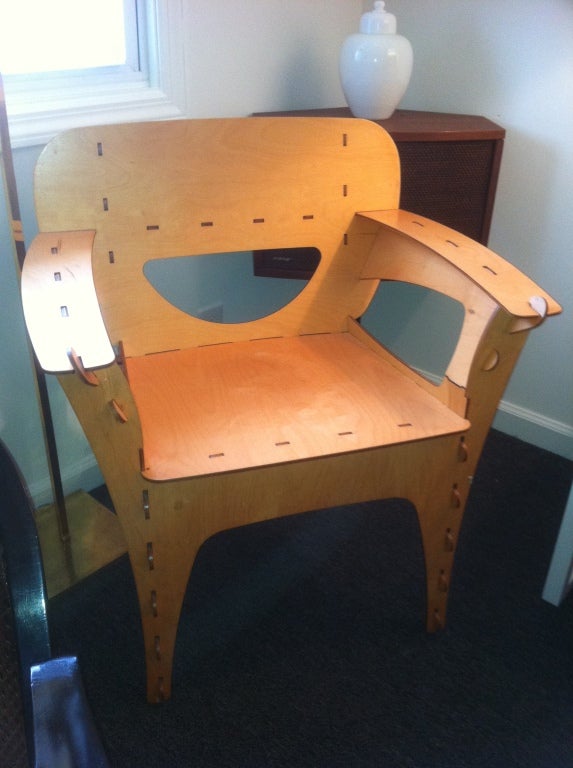 Mid-Century Modern  David Kawecki Set 6 Puzzle chairs For Sale