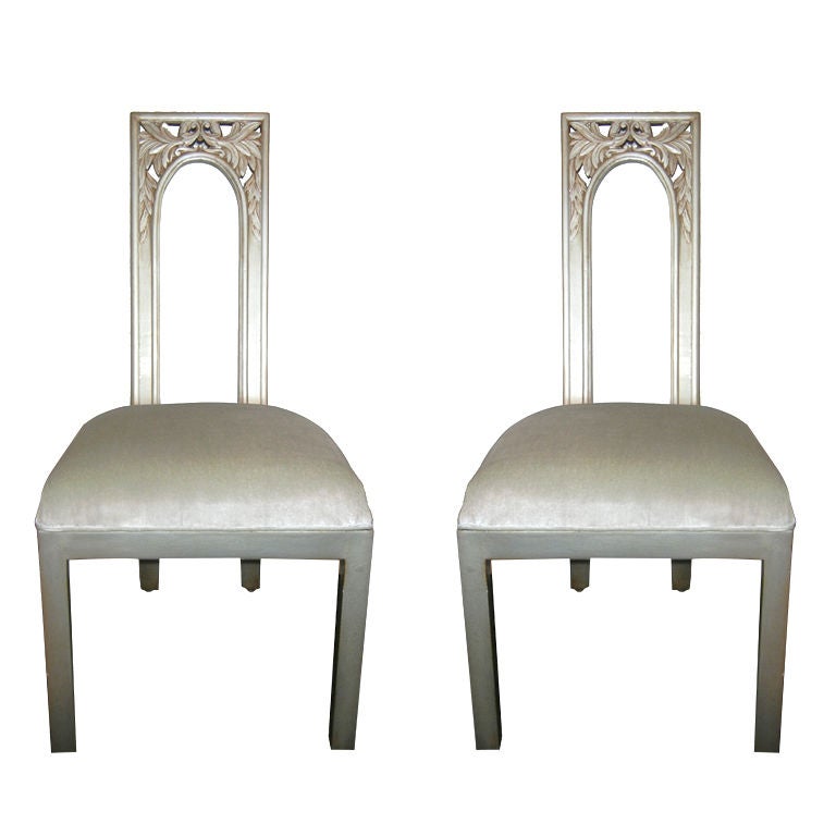 Pair of James Mont Chairs