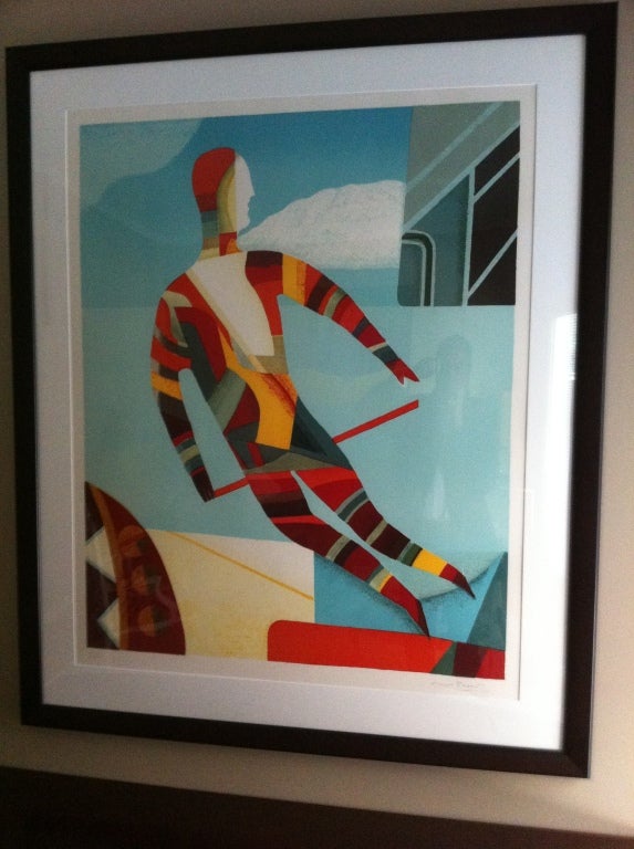 Max Papart signed deco silkscreen 47/150 (1911-1994)