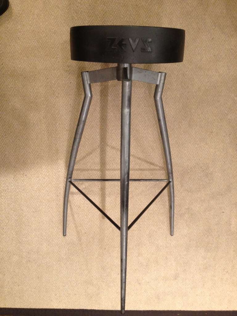 Set of Three Bar Stools Claudio Nardi Zeus Co.