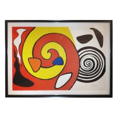 Alexander Calder Grande Litho. Signée et numérotée