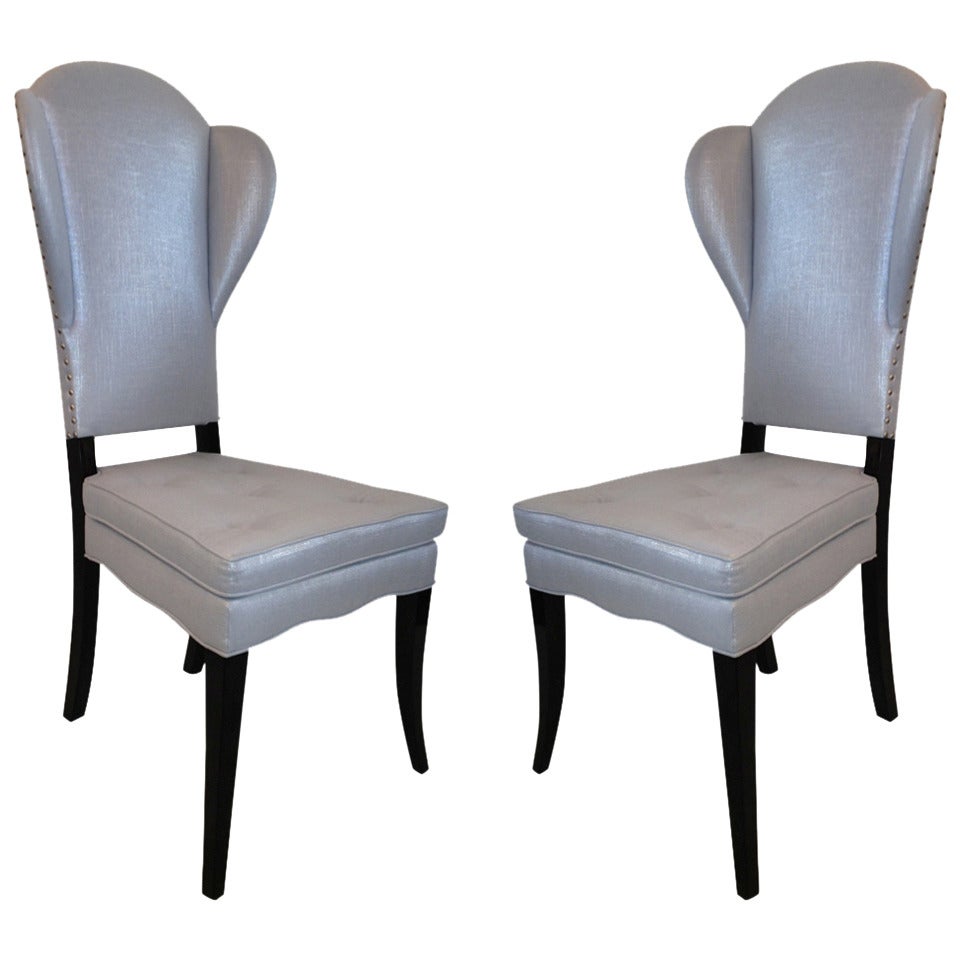 Custom Chairs in the Style of Tommi Parzinger For Sale