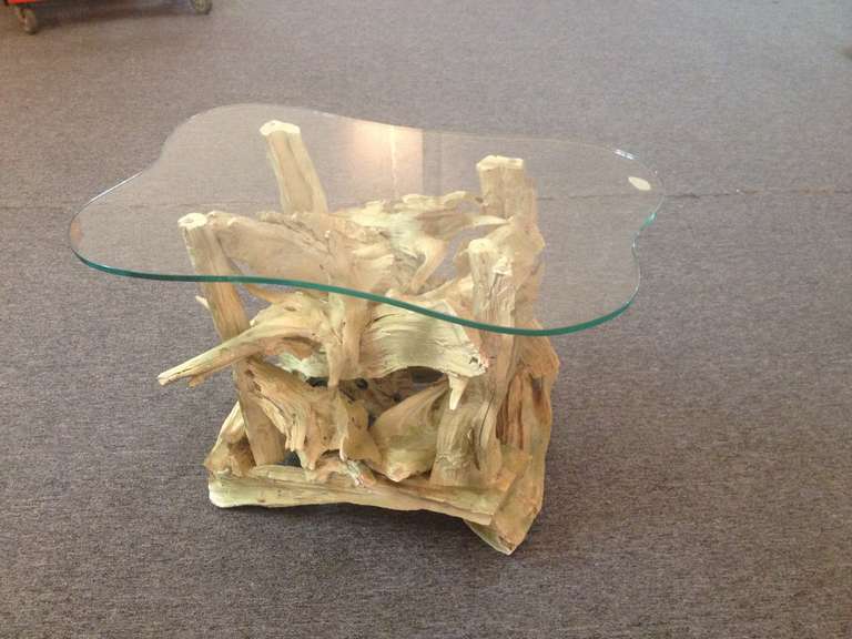 driftwood end tables