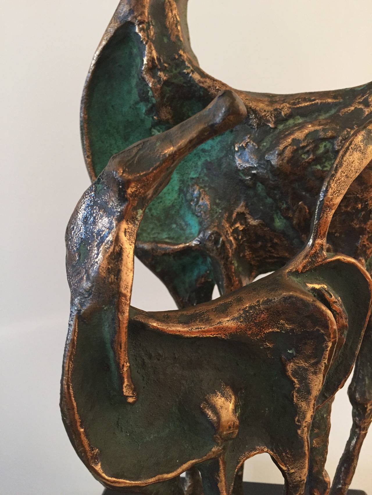 bronze horse sculptures